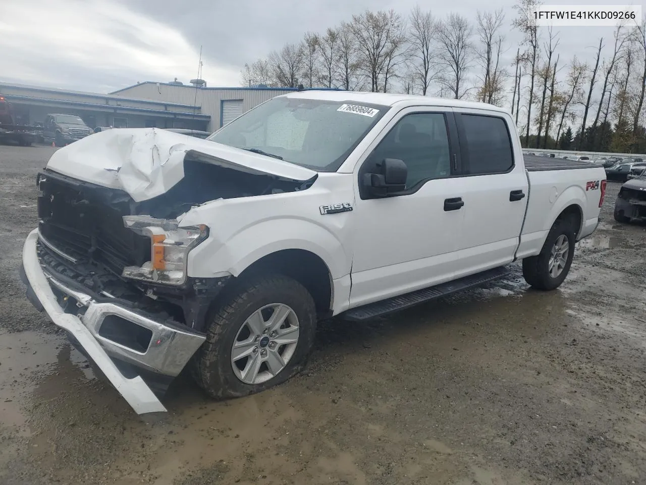 2019 Ford F150 Supercrew VIN: 1FTFW1E41KKD09266 Lot: 76889604