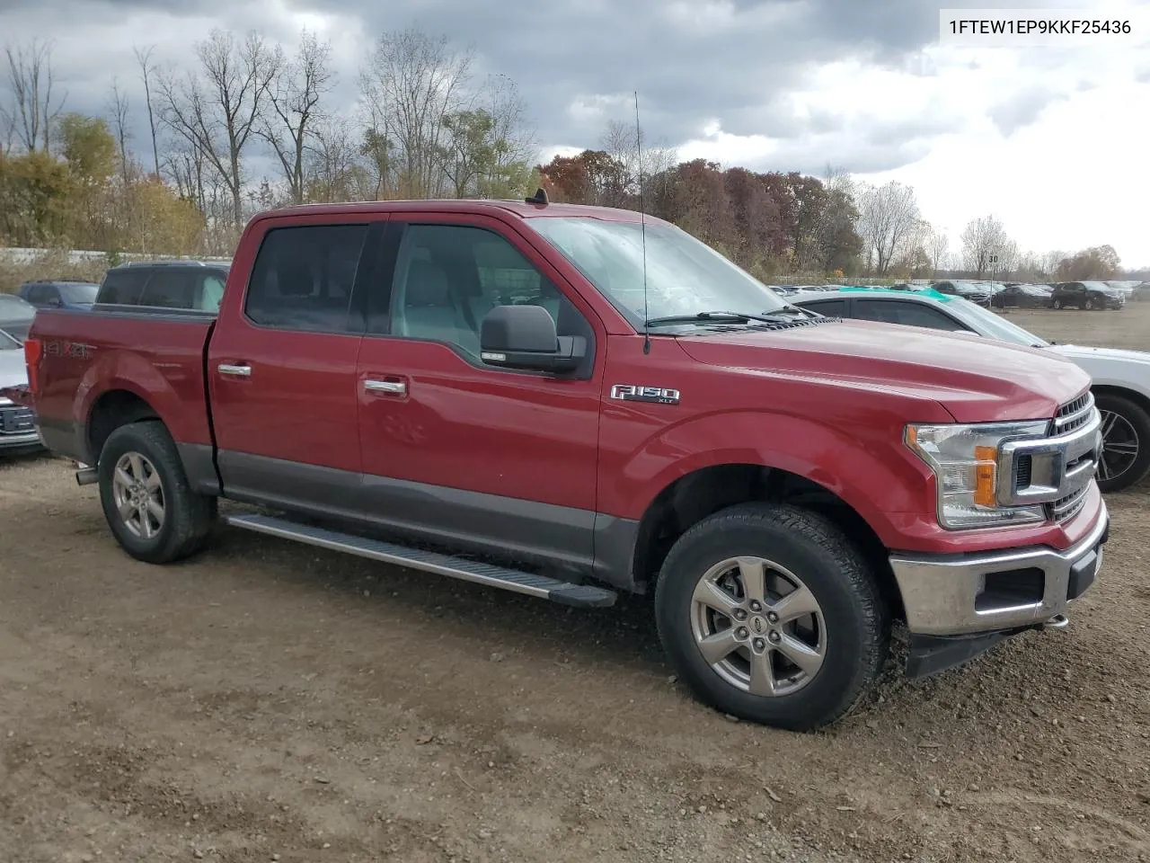 2019 Ford F150 Supercrew VIN: 1FTEW1EP9KKF25436 Lot: 76904764