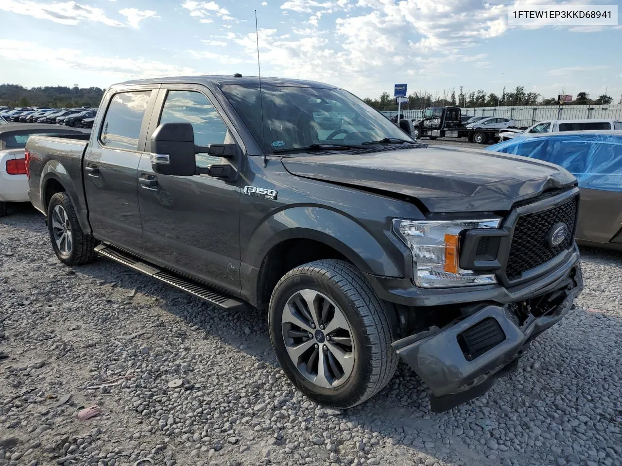 2019 Ford F150 Supercrew VIN: 1FTEW1EP3KKD68941 Lot: 76920794