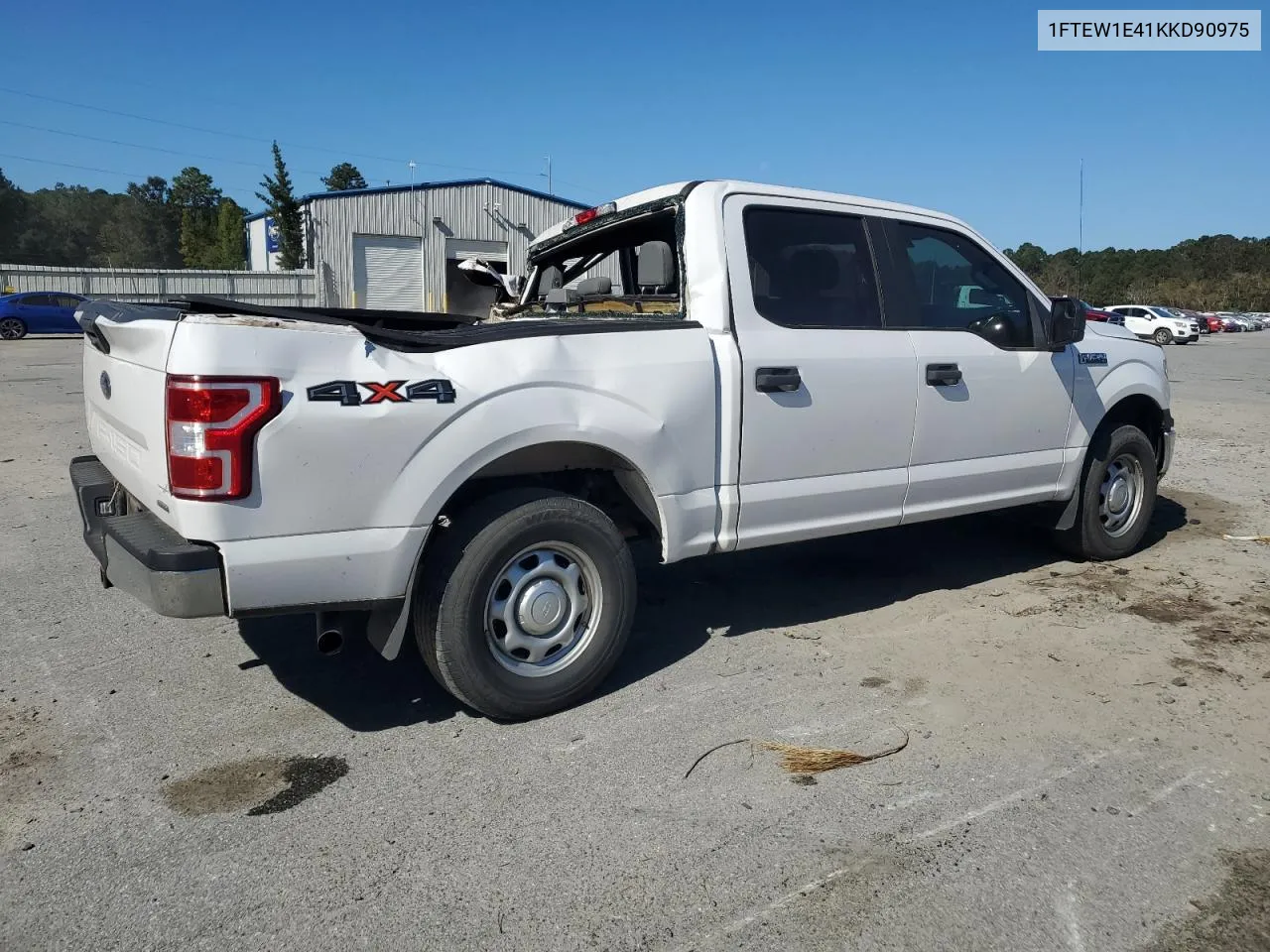 2019 Ford F150 Supercrew VIN: 1FTEW1E41KKD90975 Lot: 76955014