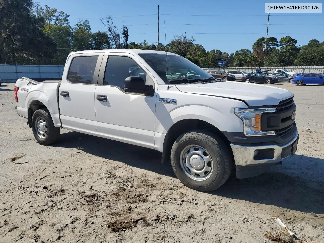 2019 Ford F150 Supercrew VIN: 1FTEW1E41KKD90975 Lot: 76955014