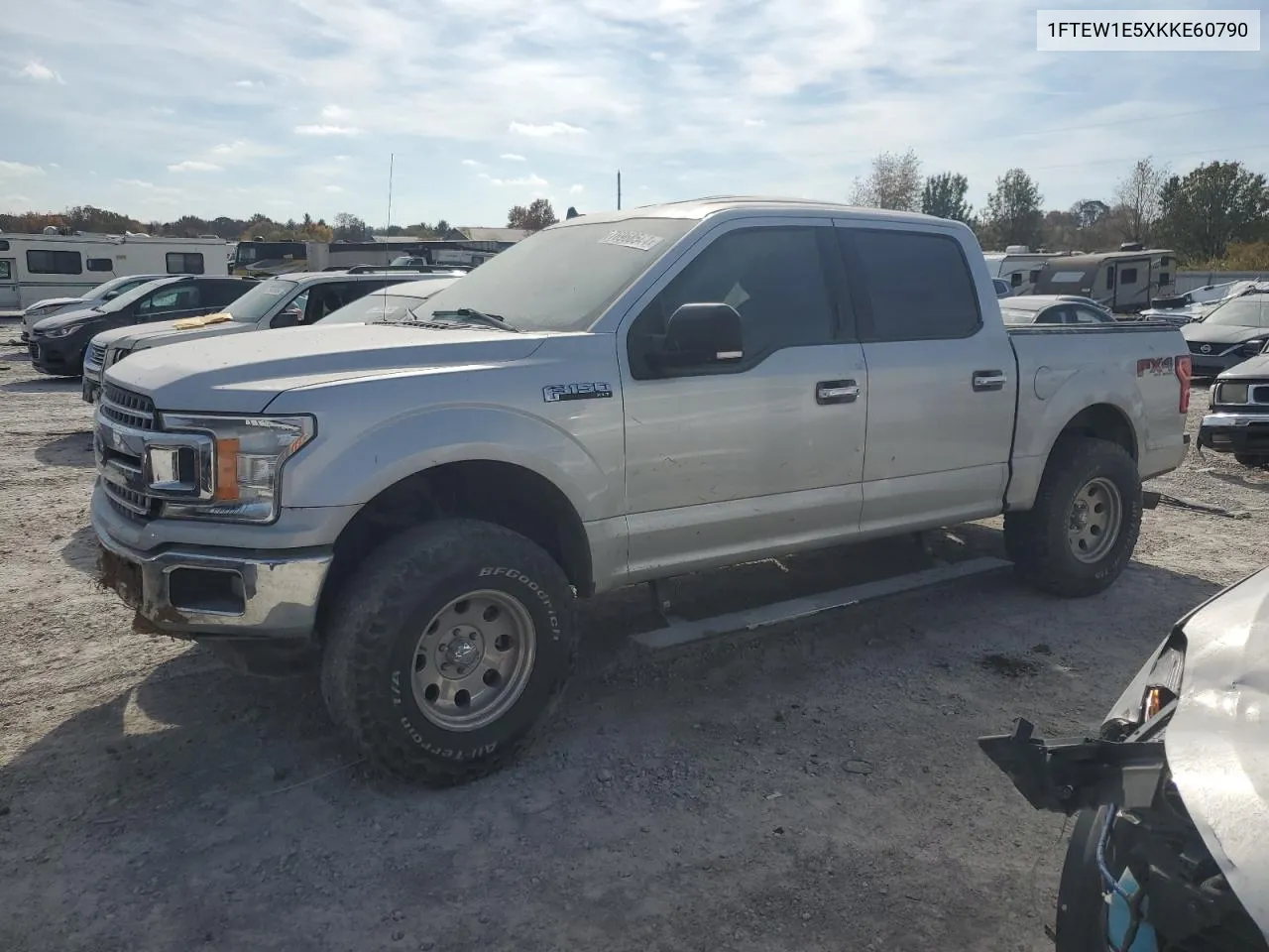 2019 Ford F150 Supercrew VIN: 1FTEW1E5XKKE60790 Lot: 76968544