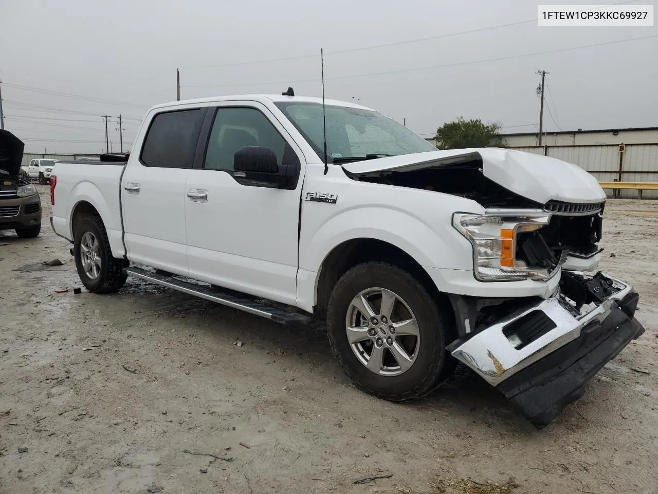 2019 Ford F150 Supercrew VIN: 1FTEW1CP3KKC69927 Lot: 77062854