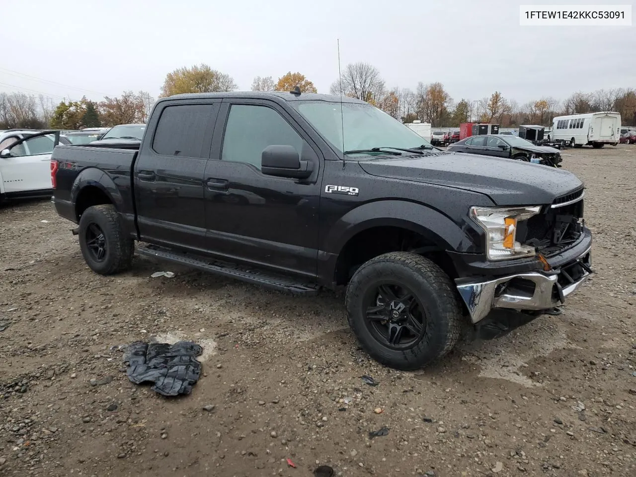 2019 Ford F150 Supercrew VIN: 1FTEW1E42KKC53091 Lot: 77243394