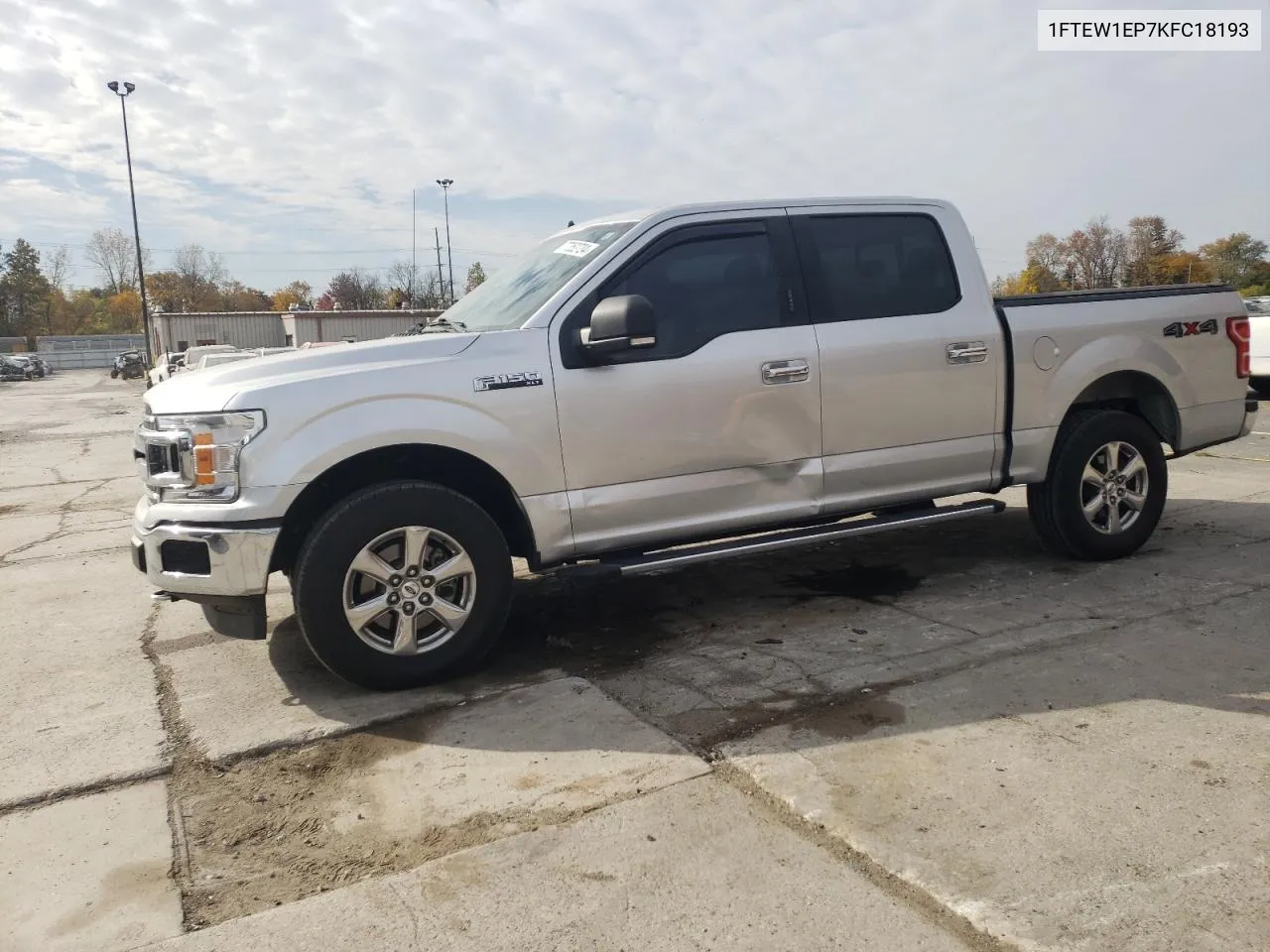 2019 Ford F150 Supercrew VIN: 1FTEW1EP7KFC18193 Lot: 77352724