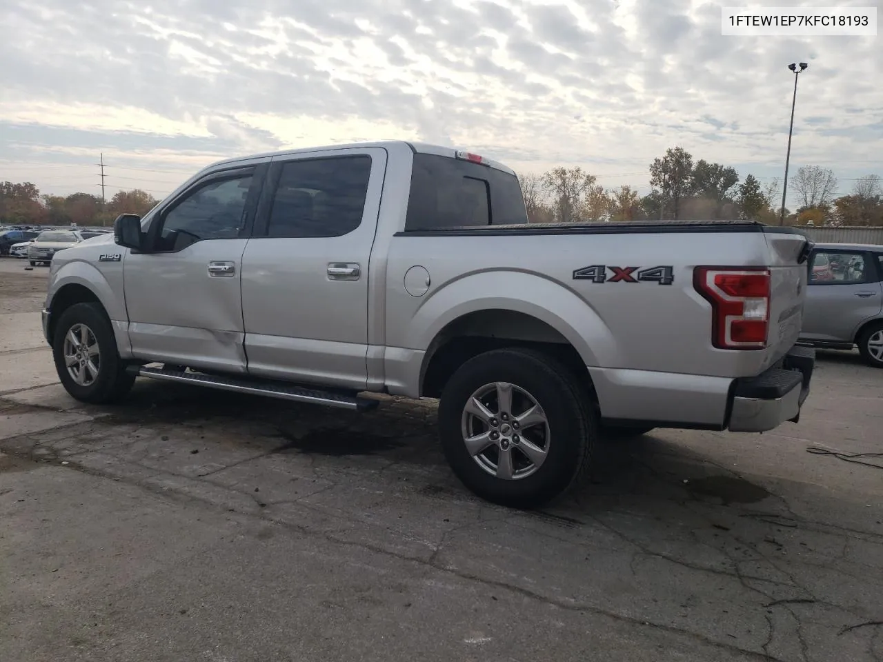 2019 Ford F150 Supercrew VIN: 1FTEW1EP7KFC18193 Lot: 77352724