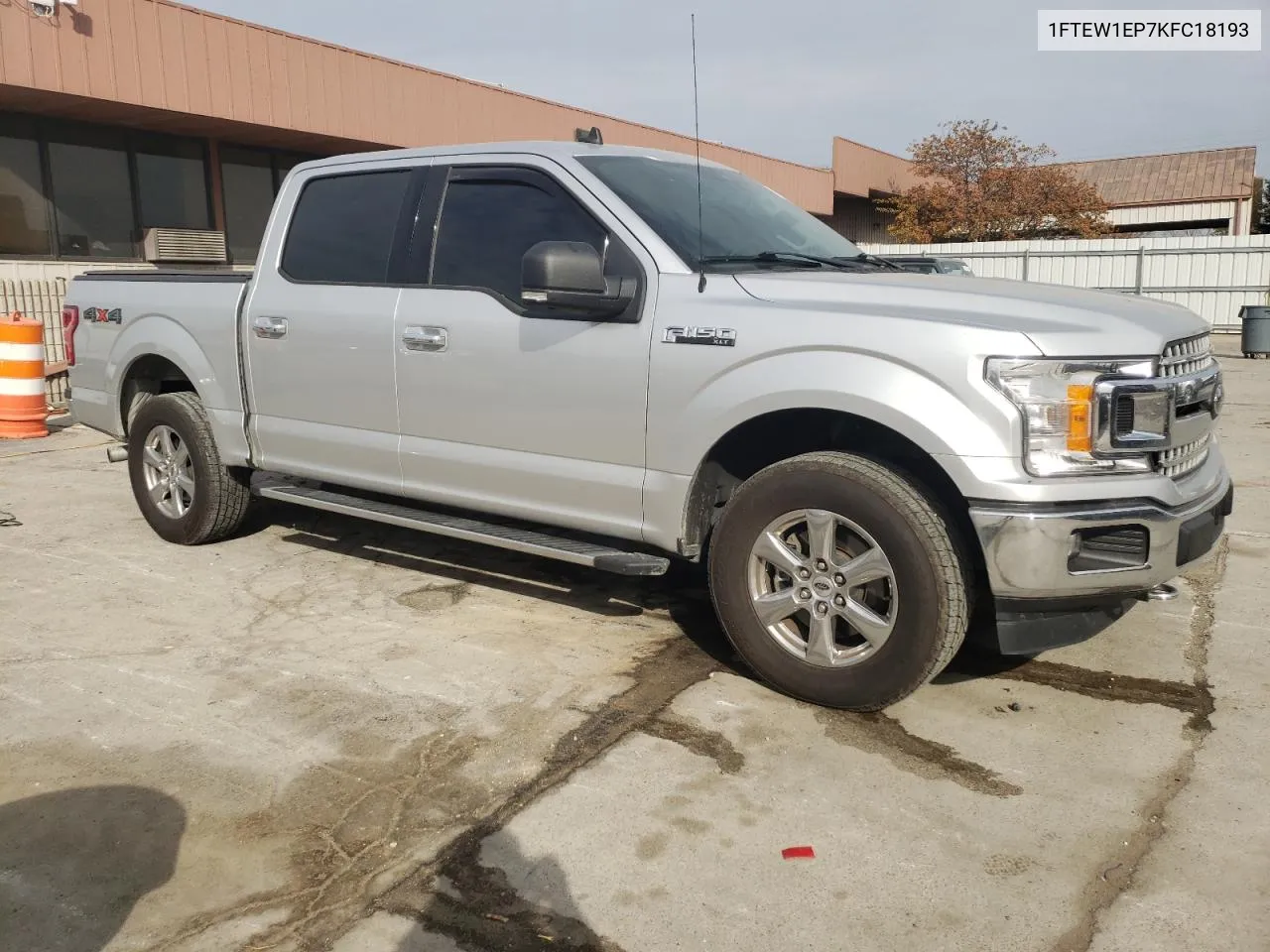 2019 Ford F150 Supercrew VIN: 1FTEW1EP7KFC18193 Lot: 77352724