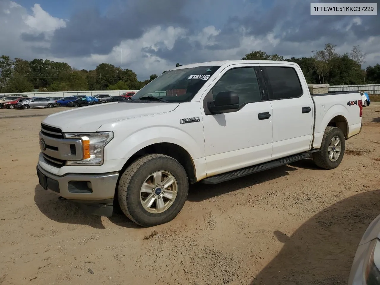 2019 Ford F150 Supercrew VIN: 1FTEW1E51KKC37229 Lot: 77389184