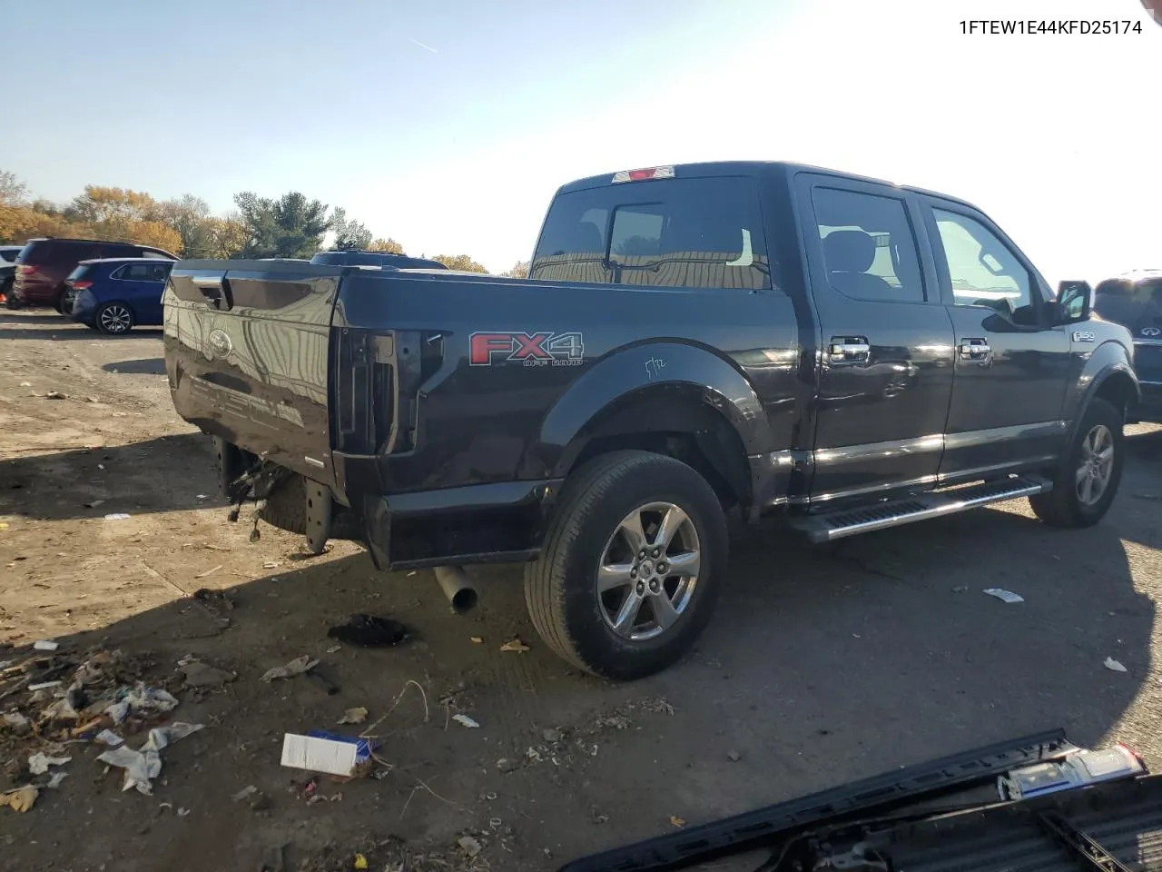 2019 Ford F150 Supercrew VIN: 1FTEW1E44KFD25174 Lot: 77408644