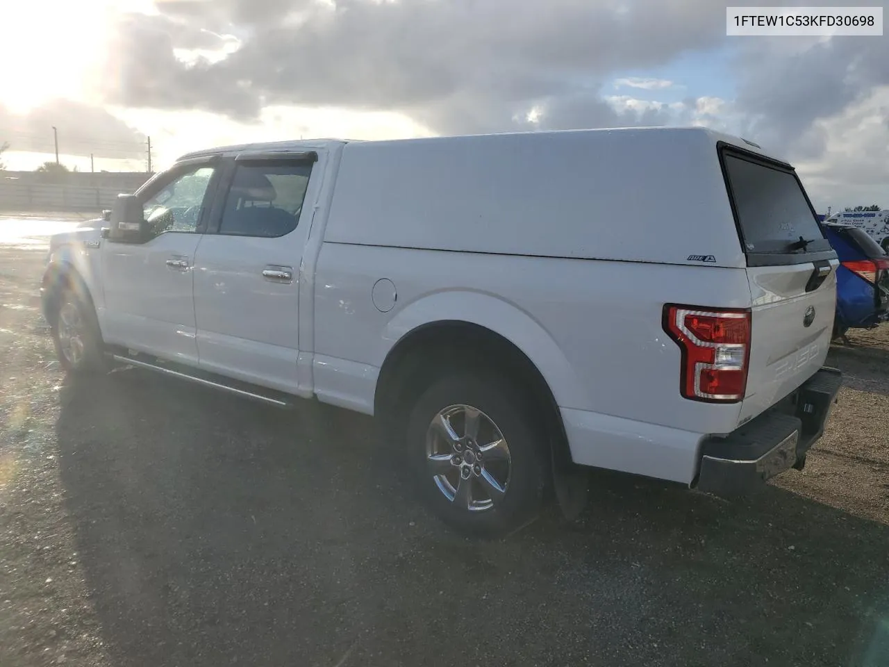 2019 Ford F150 Supercrew VIN: 1FTEW1C53KFD30698 Lot: 77440154