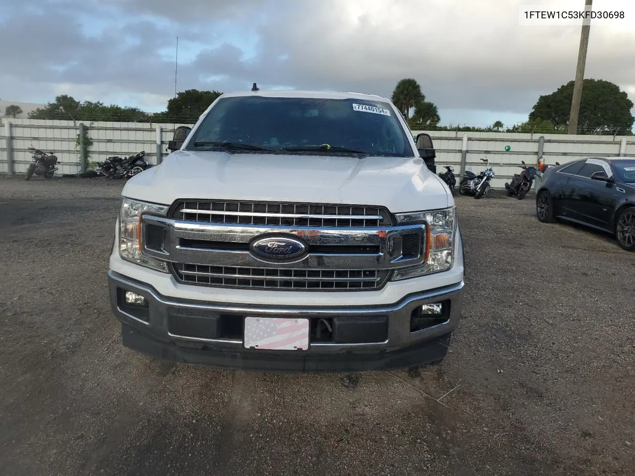 2019 Ford F150 Supercrew VIN: 1FTEW1C53KFD30698 Lot: 77440154