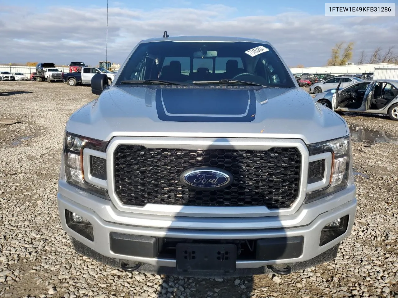 2019 Ford F150 Supercrew VIN: 1FTEW1E49KFB31286 Lot: 77453384