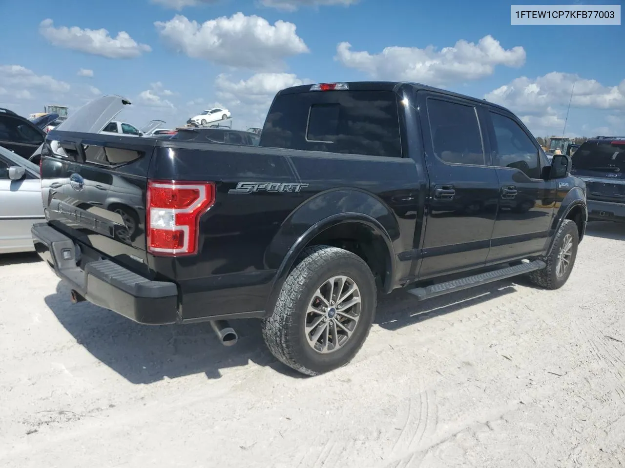 2019 Ford F150 Supercrew VIN: 1FTEW1CP7KFB77003 Lot: 77461974