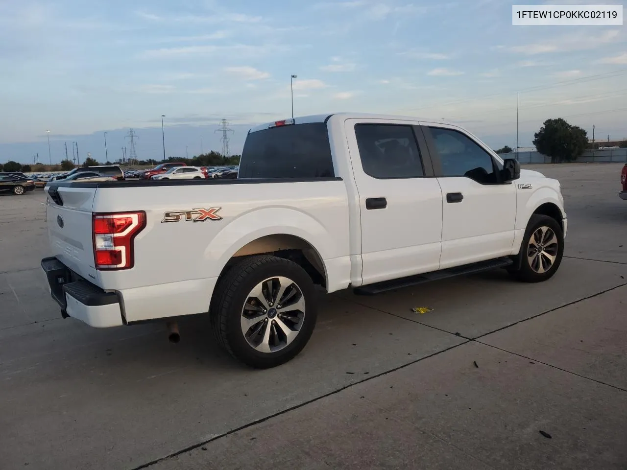 2019 Ford F150 Supercrew VIN: 1FTEW1CP0KKC02119 Lot: 77483604