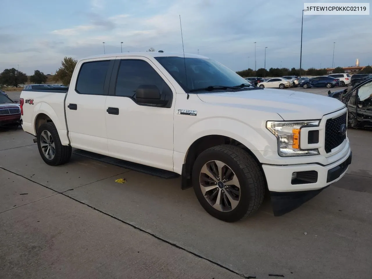 2019 Ford F150 Supercrew VIN: 1FTEW1CP0KKC02119 Lot: 77483604