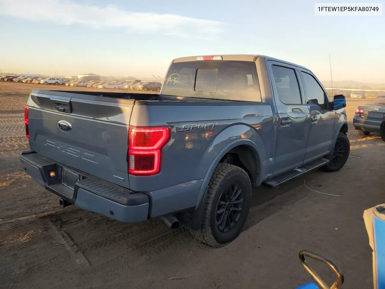 2019 Ford F150 Supercrew VIN: 1FTEW1EP5KFA80749 Lot: 77493364