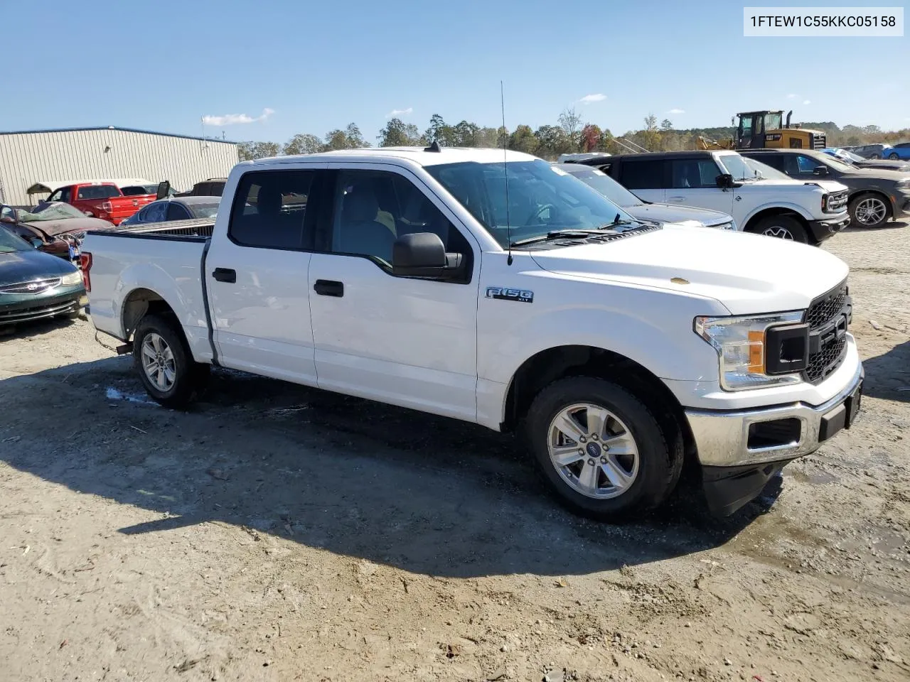 2019 Ford F150 Supercrew VIN: 1FTEW1C55KKC05158 Lot: 77499434