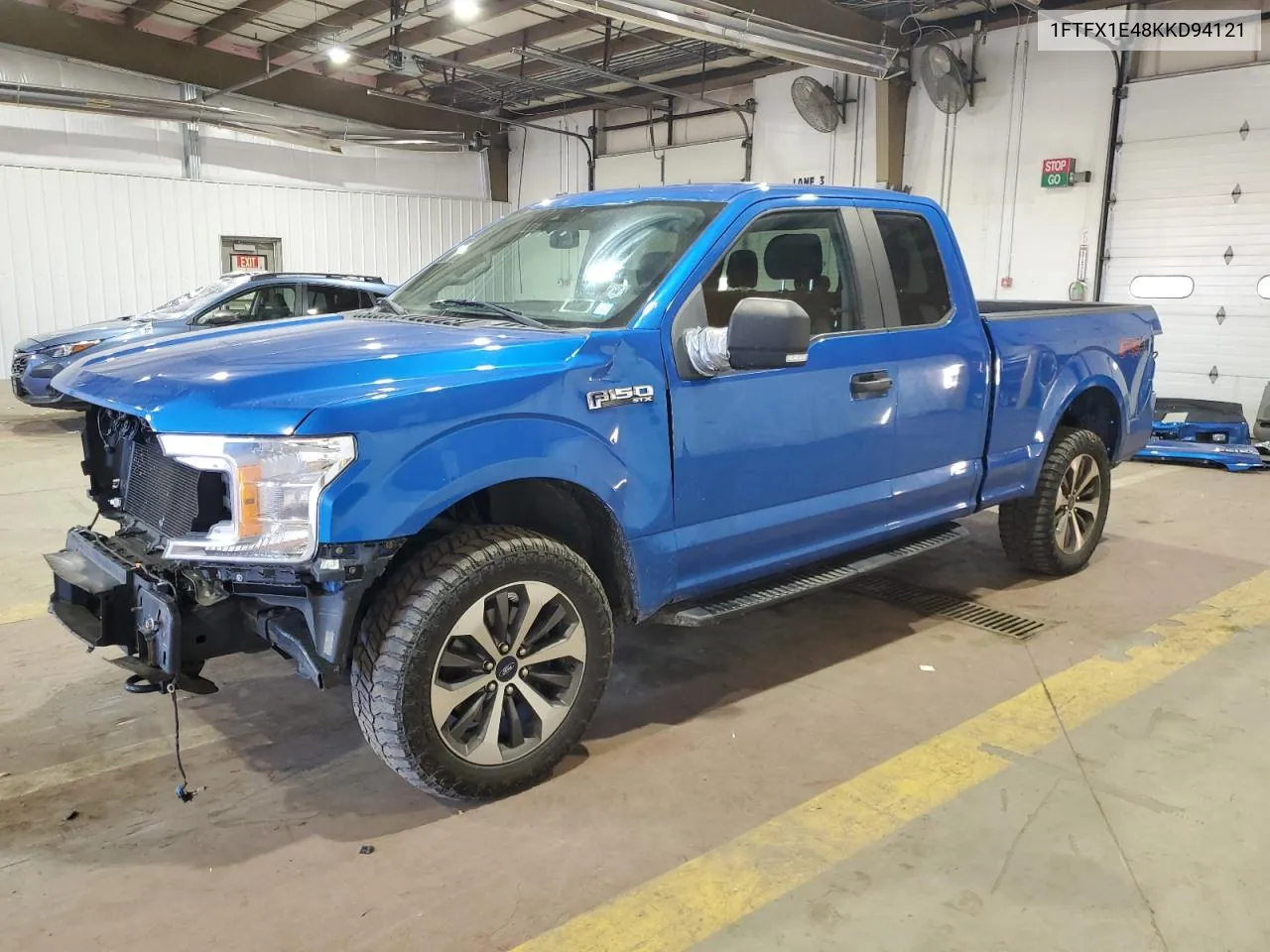 2019 Ford F150 Super Cab VIN: 1FTFX1E48KKD94121 Lot: 77569454