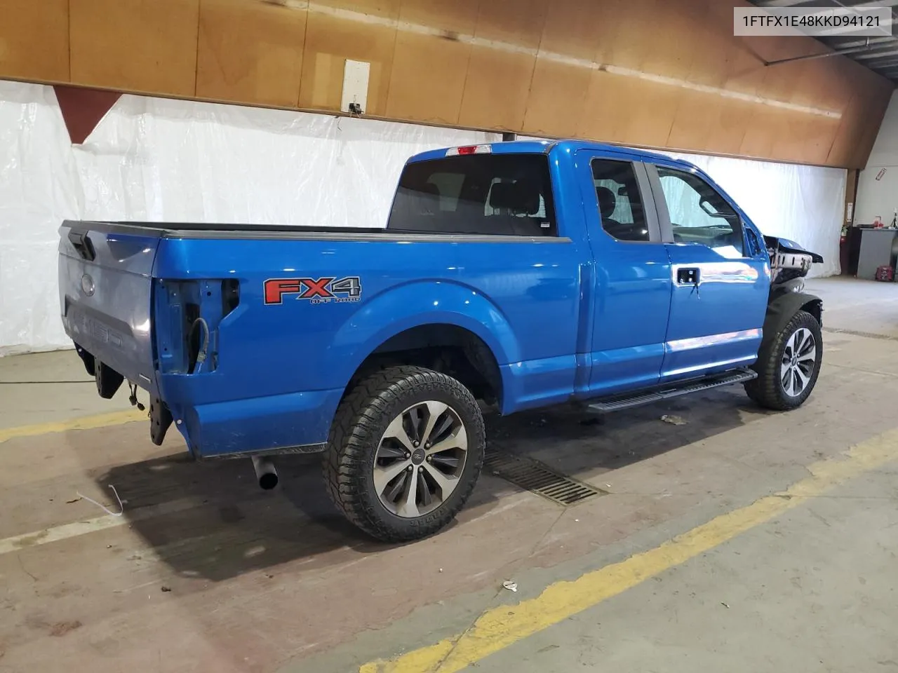 2019 Ford F150 Super Cab VIN: 1FTFX1E48KKD94121 Lot: 77569454