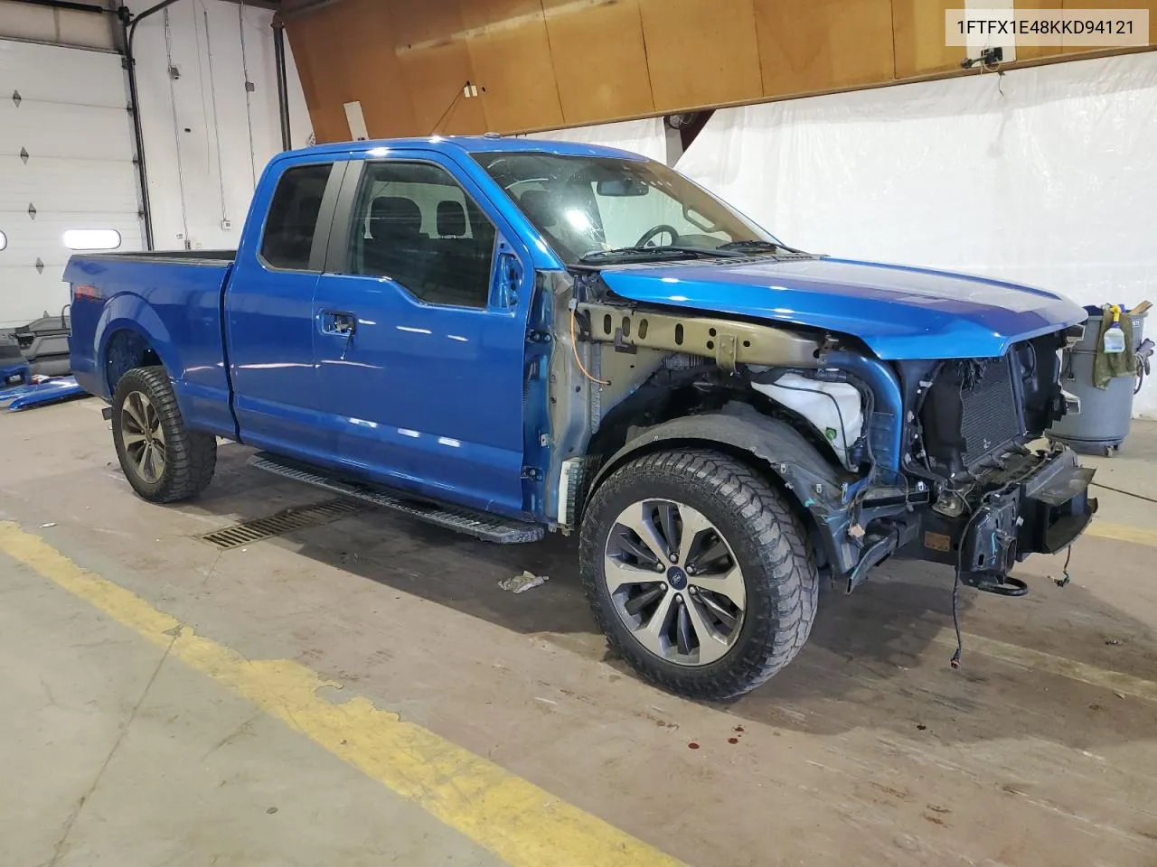 2019 Ford F150 Super Cab VIN: 1FTFX1E48KKD94121 Lot: 77569454