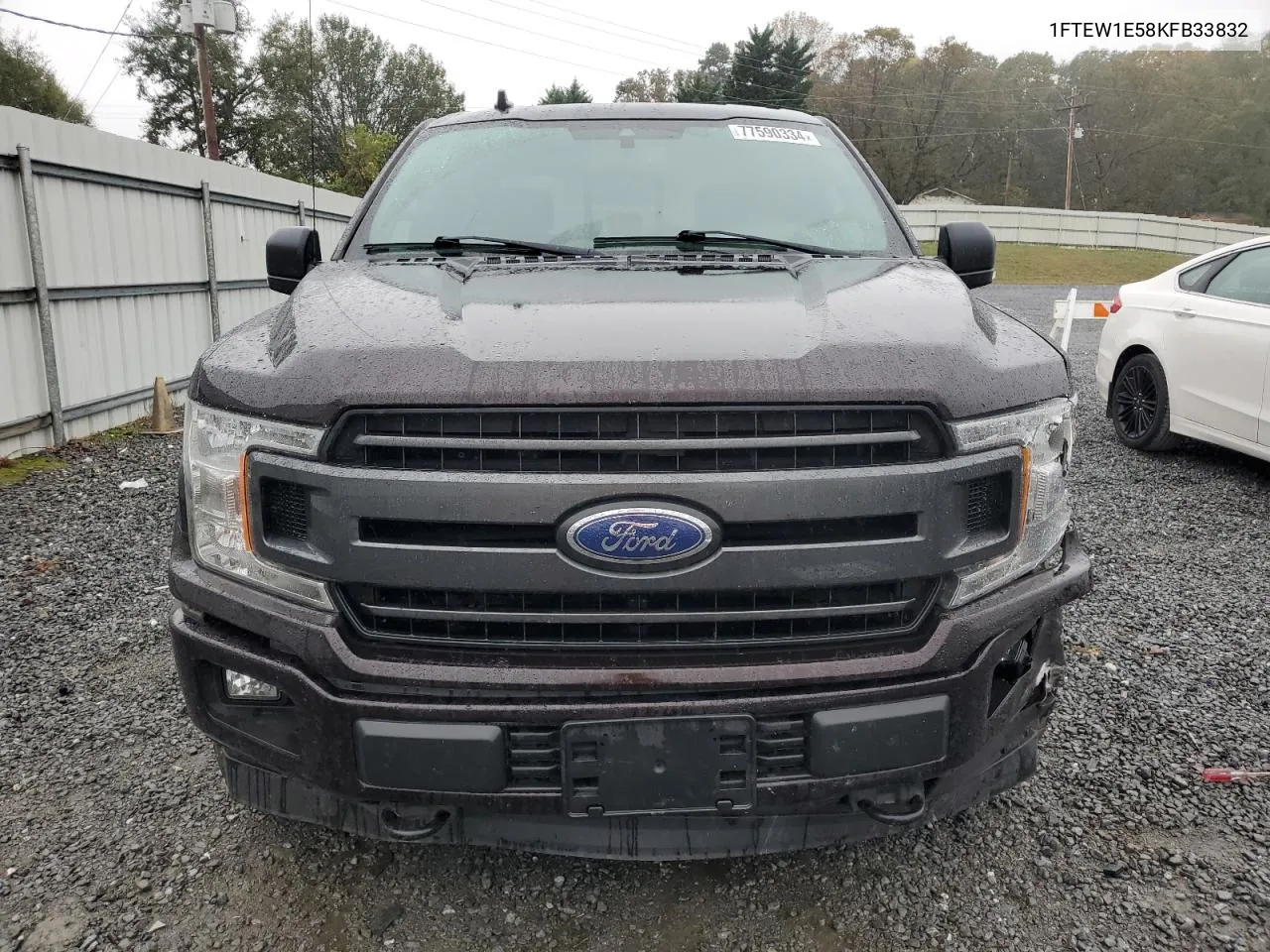 2019 Ford F150 Supercrew VIN: 1FTEW1E58KFB33832 Lot: 77590334