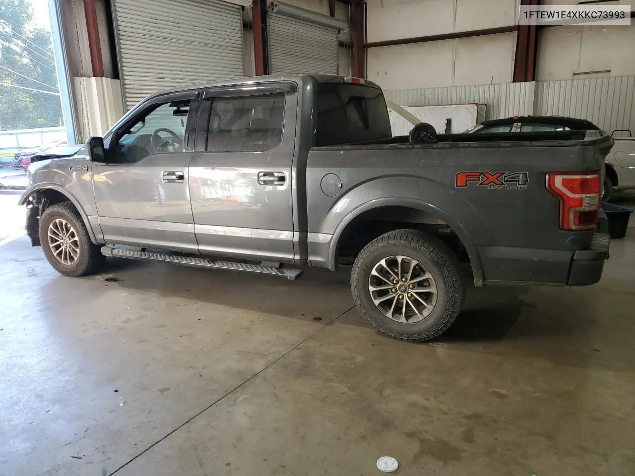 2019 Ford F150 Supercrew VIN: 1FTEW1E4XKKC73993 Lot: 77599294