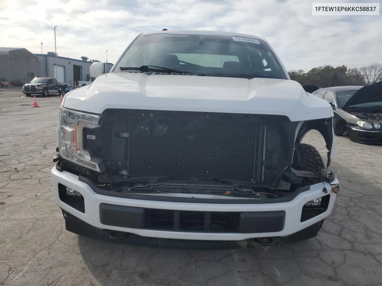 2019 Ford F150 Supercrew VIN: 1FTEW1EP6KKC58837 Lot: 77745654