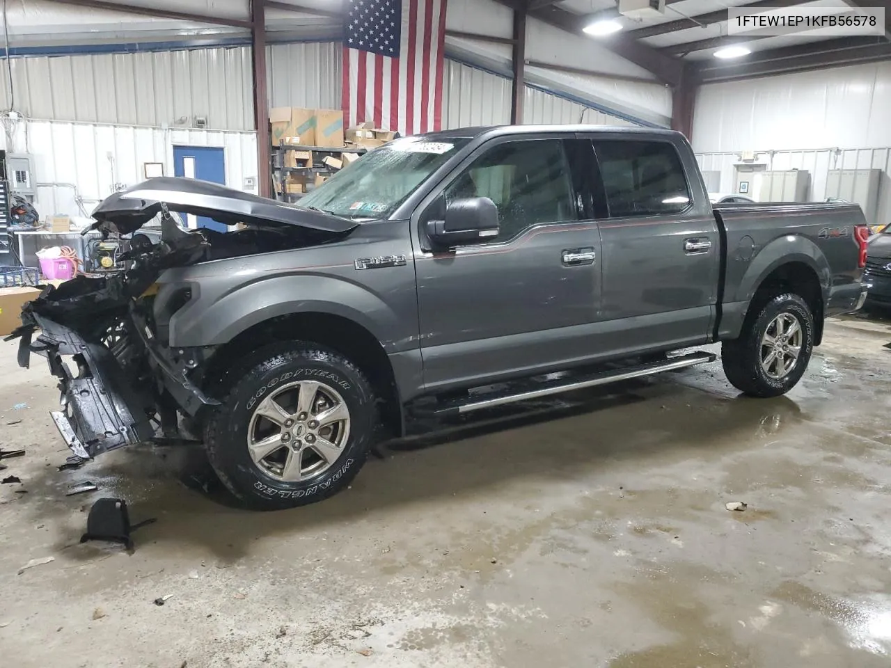 2019 Ford F150 Supercrew VIN: 1FTEW1EP1KFB56578 Lot: 77802454