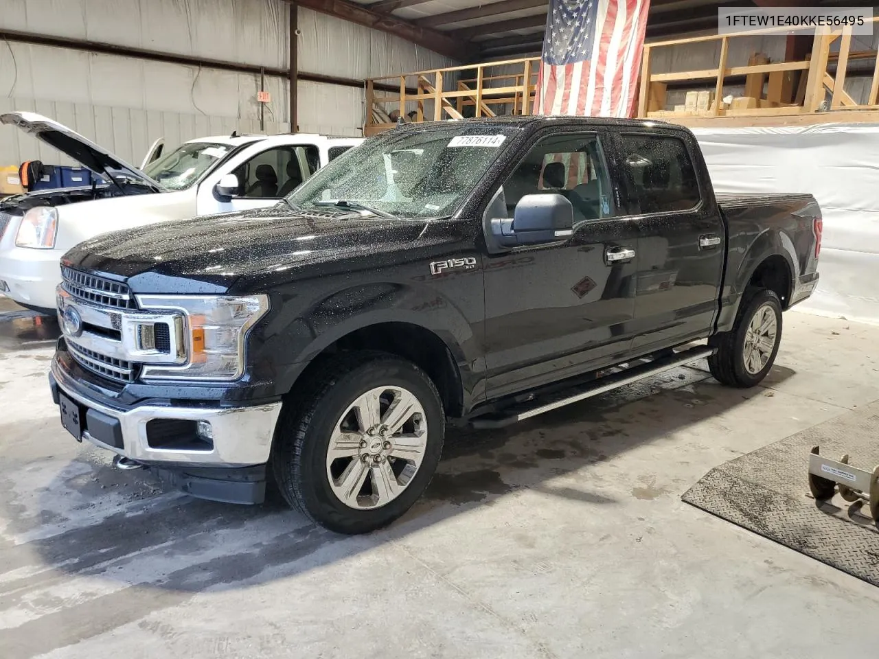 2019 Ford F150 Supercrew VIN: 1FTEW1E40KKE56495 Lot: 77876114