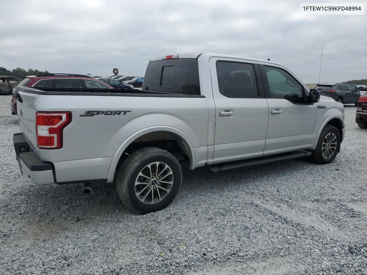 2019 Ford F150 Supercrew VIN: 1FTEW1C59KFD48994 Lot: 78012234