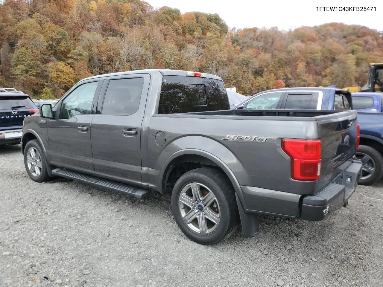 2019 Ford F150 Supercrew VIN: 1FTEW1C43KFB25471 Lot: 78066174