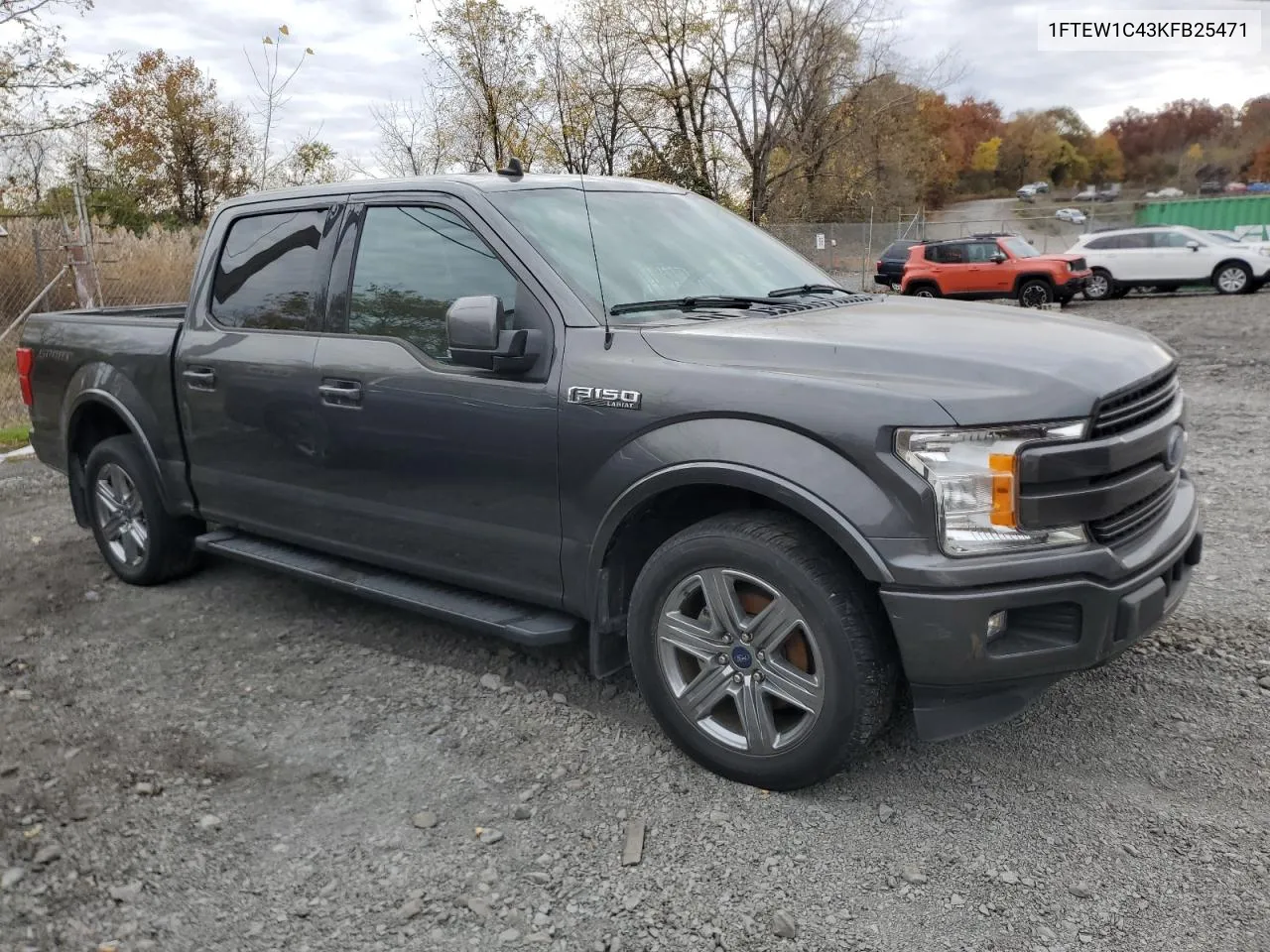 2019 Ford F150 Supercrew VIN: 1FTEW1C43KFB25471 Lot: 78066174