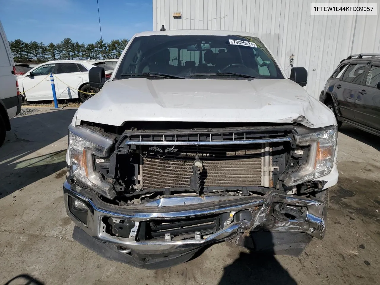 2019 Ford F150 Supercrew VIN: 1FTEW1E44KFD39057 Lot: 78096224