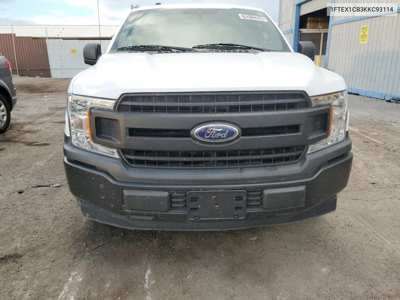 2019 Ford F150 Super Cab VIN: 1FTEX1CB3KKC93114 Lot: 78212324