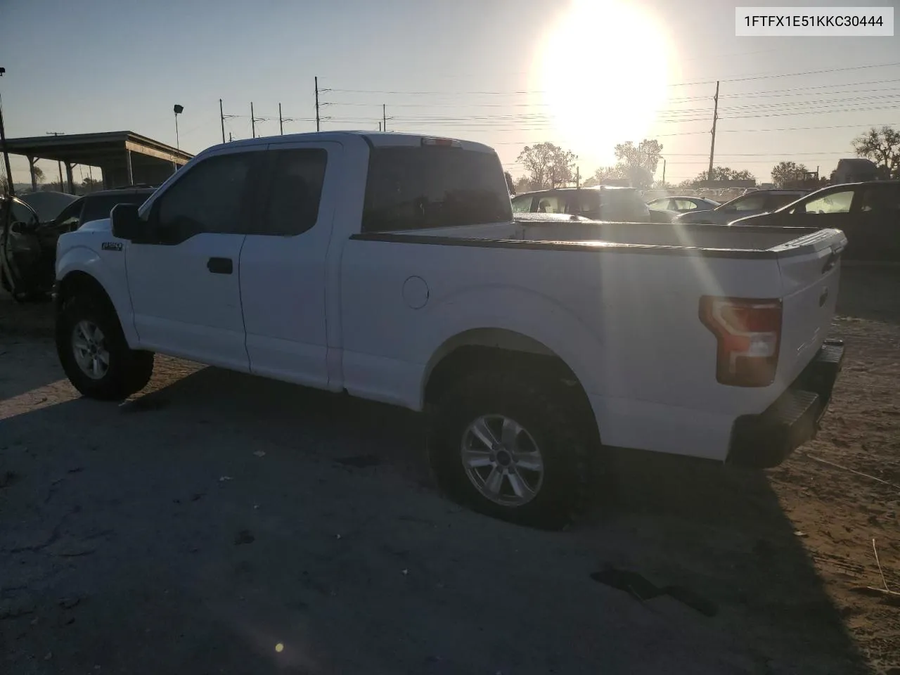 2019 Ford F150 Super Cab VIN: 1FTFX1E51KKC30444 Lot: 78387004