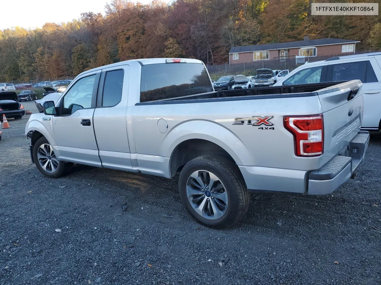 2019 Ford F150 Super Cab VIN: 1FTFX1E40KKF10864 Lot: 78495024