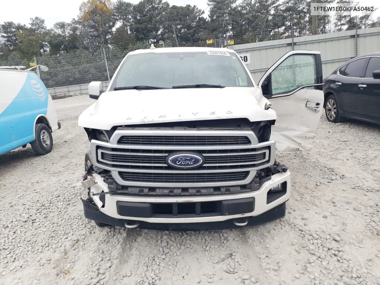 2019 Ford F150 Supercrew VIN: 1FTEW1EG0KFA50462 Lot: 78501954