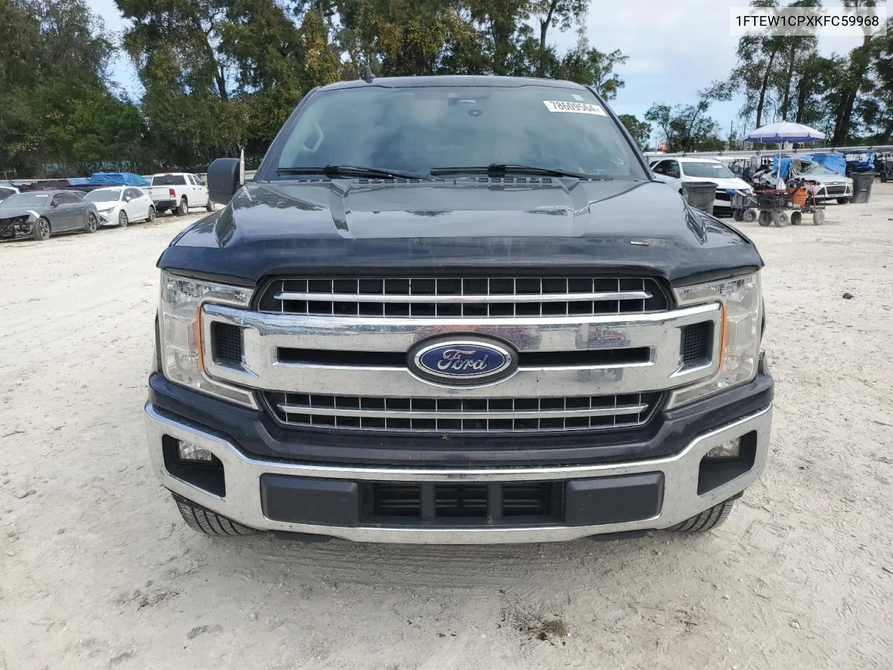 2019 Ford F150 Supercrew VIN: 1FTEW1CPXKFC59968 Lot: 78609564