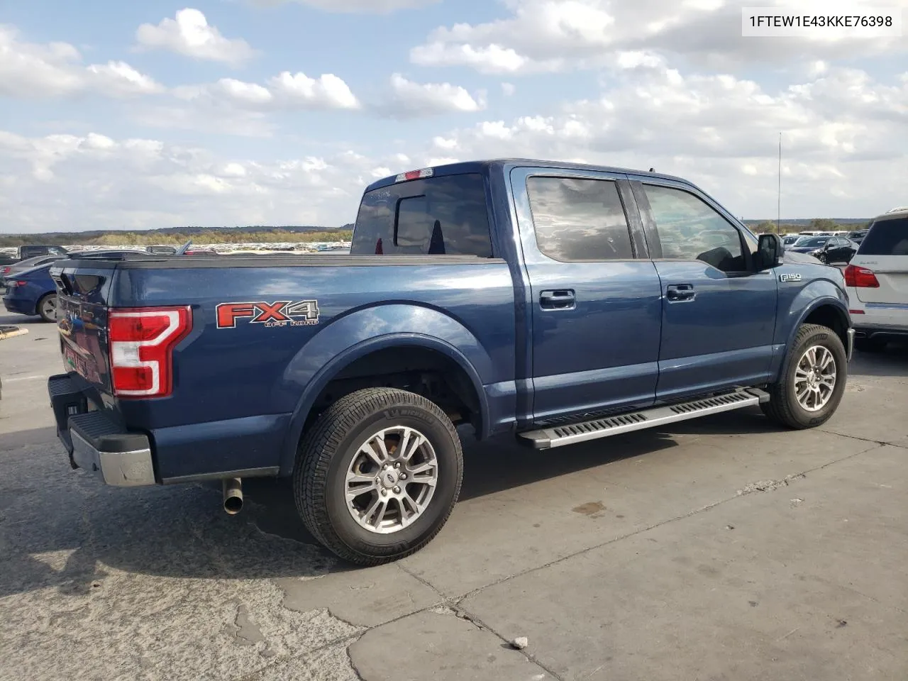 2019 Ford F150 Supercrew VIN: 1FTEW1E43KKE76398 Lot: 78683474