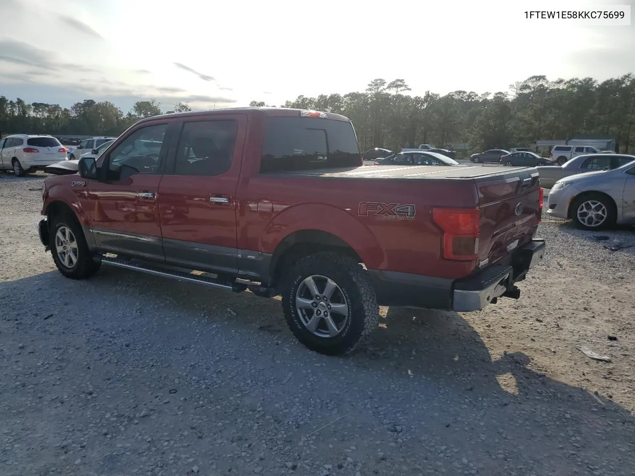 2019 Ford F150 Supercrew VIN: 1FTEW1E58KKC75699 Lot: 78709614