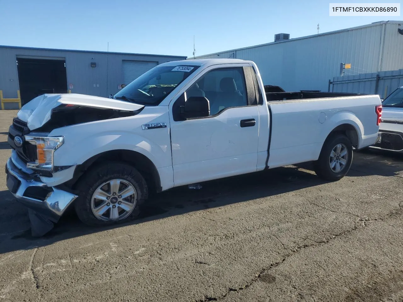 1FTMF1CBXKKD86890 2019 Ford F150