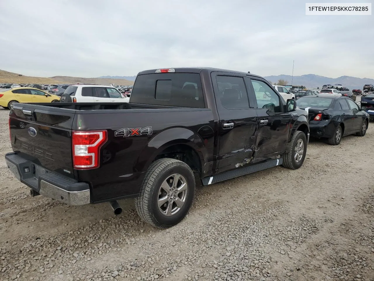 2019 Ford F150 Supercrew VIN: 1FTEW1EP5KKC78285 Lot: 78841324