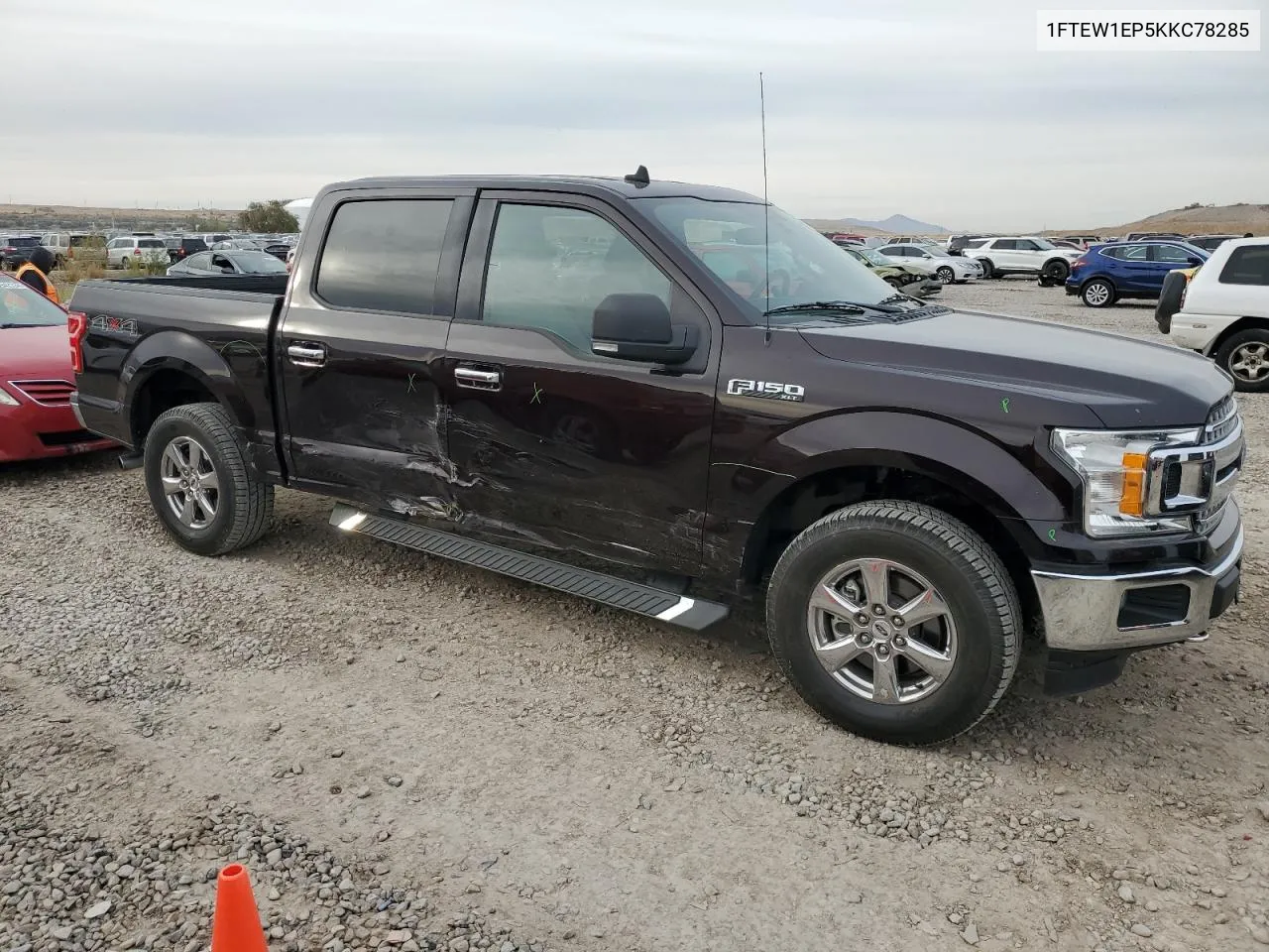 2019 Ford F150 Supercrew VIN: 1FTEW1EP5KKC78285 Lot: 78841324