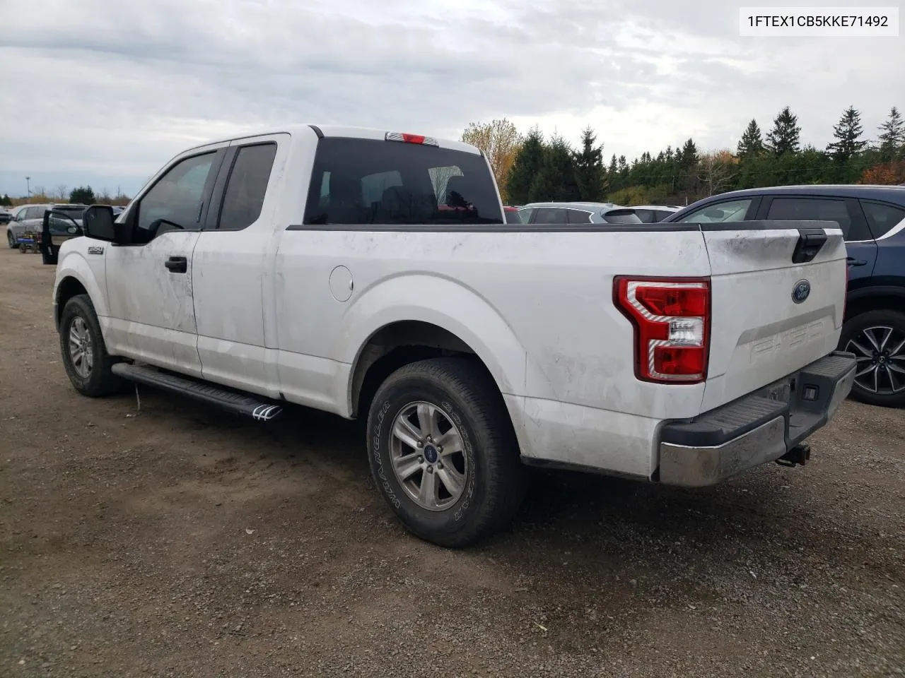 2019 Ford F150 Super Cab VIN: 1FTEX1CB5KKE71492 Lot: 79075124