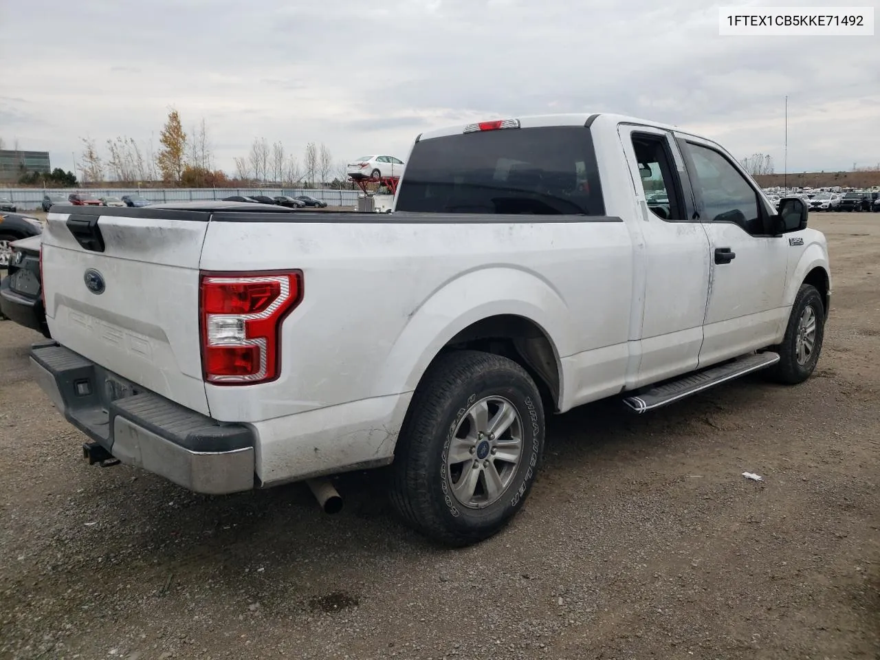 2019 Ford F150 Super Cab VIN: 1FTEX1CB5KKE71492 Lot: 79075124