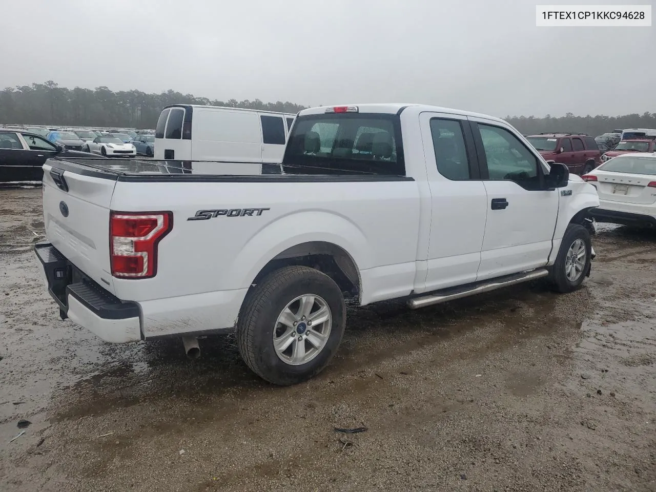 2019 Ford F150 Super Cab VIN: 1FTEX1CP1KKC94628 Lot: 79092164