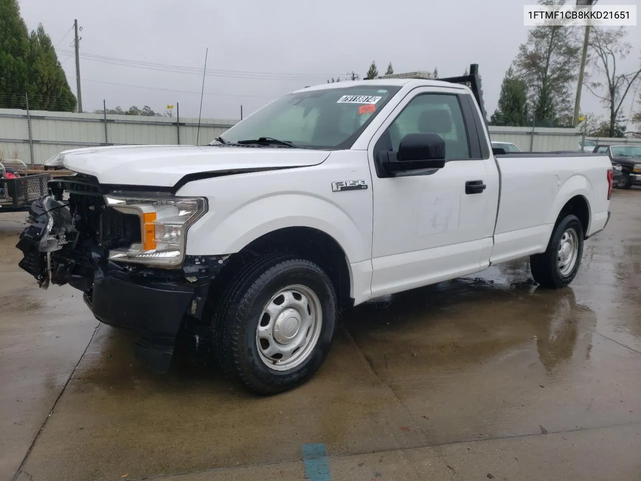 2019 Ford F150 VIN: 1FTMF1CB8KKD21651 Lot: 79118874