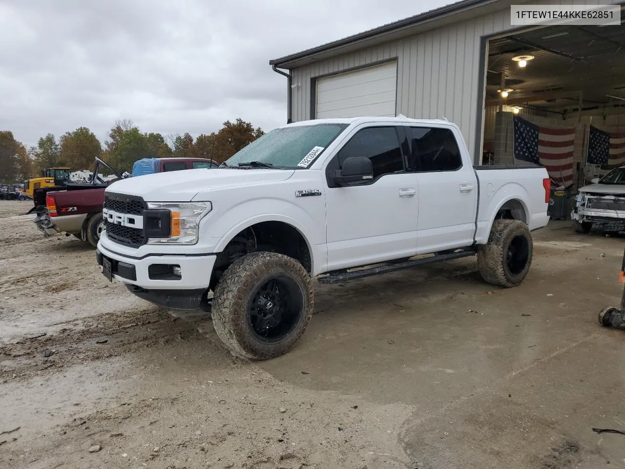 2019 Ford F150 Supercrew VIN: 1FTEW1E44KKE62851 Lot: 79212844