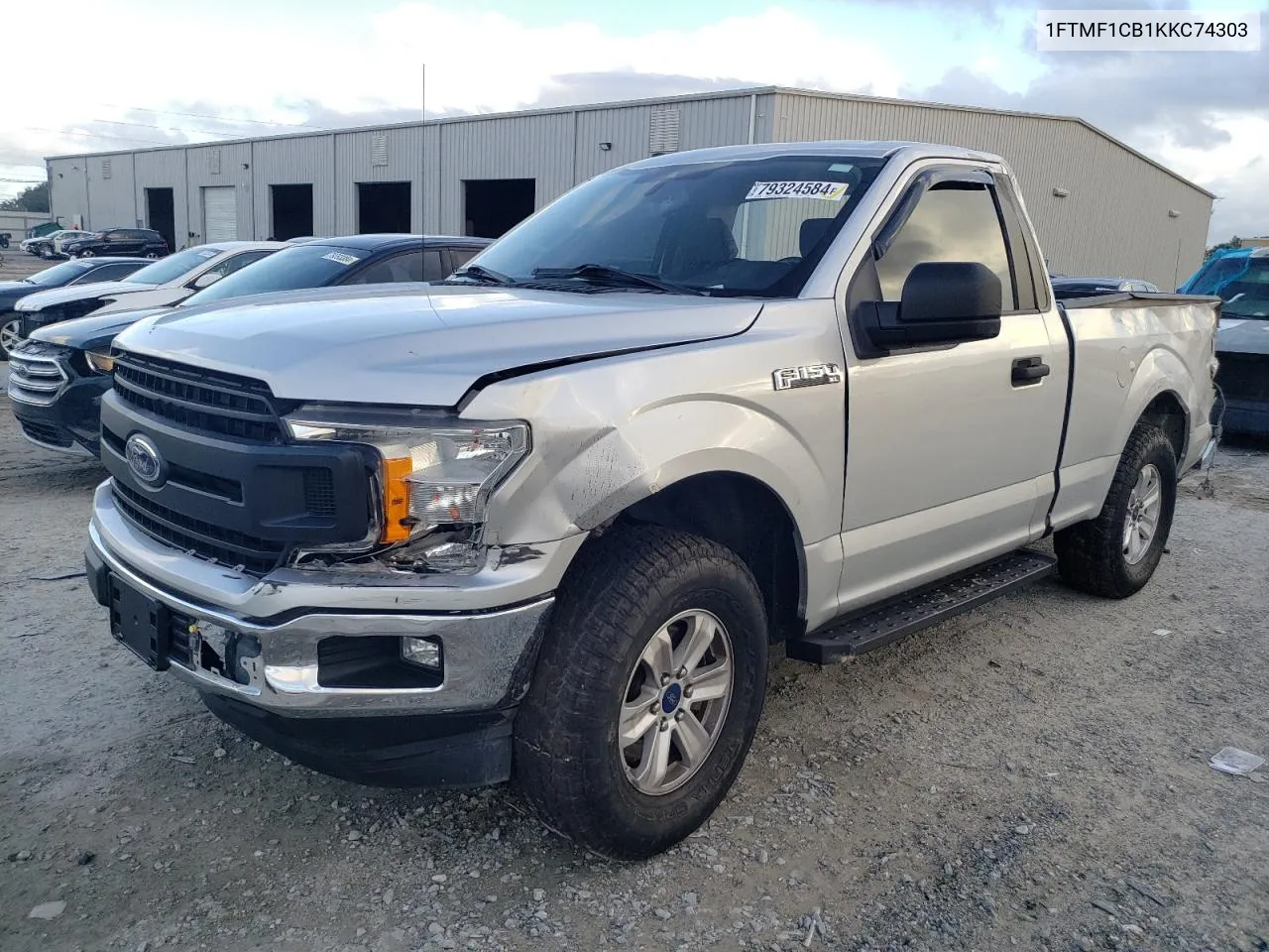 2019 Ford F150 VIN: 1FTMF1CB1KKC74303 Lot: 79324584