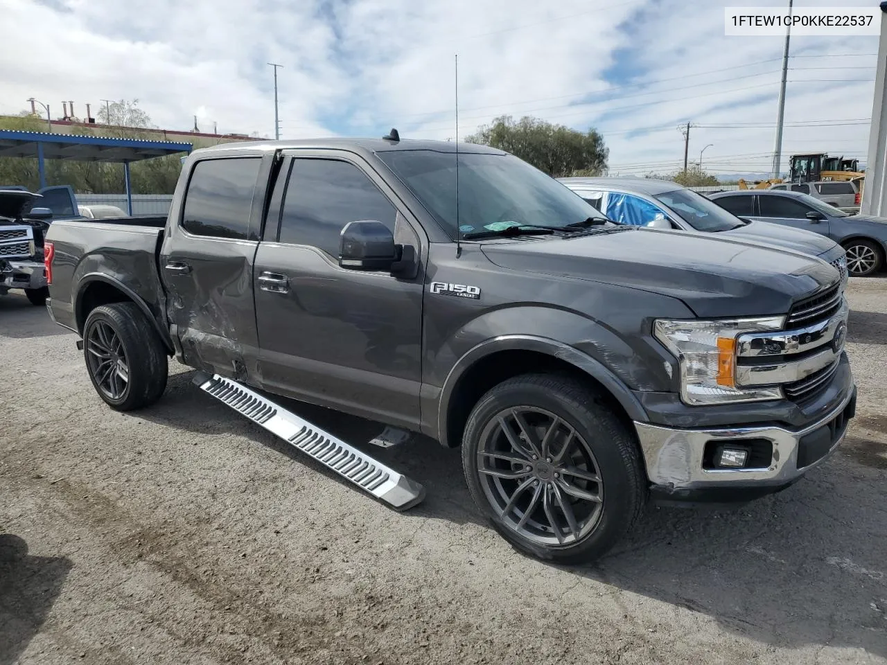 2019 Ford F150 Supercrew VIN: 1FTEW1CP0KKE22537 Lot: 79353744